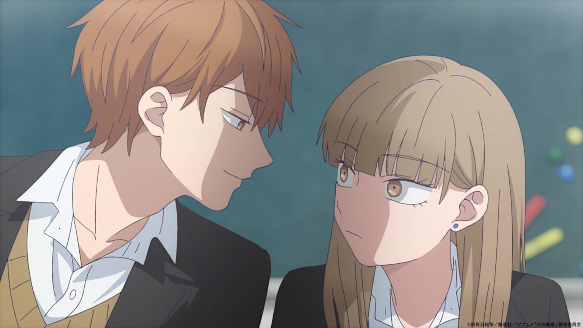 《冰之城牆》主要角色: 雨宮湊(左)、冰川小雪(右)