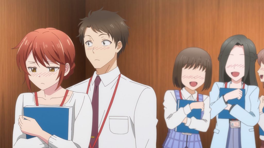 《這公司有我喜歡的人》在電梯巧遇但低調裝不熟的兩人